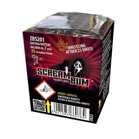 Scream Bum Whistling Attack 25s ZBS201 Scream Bum Whistling Attack 25s ZBS201